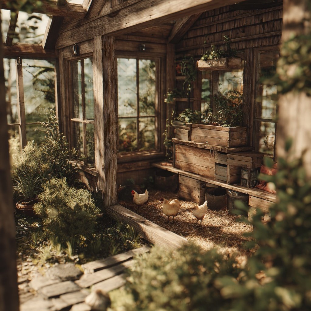 Covered Chicken Run Design