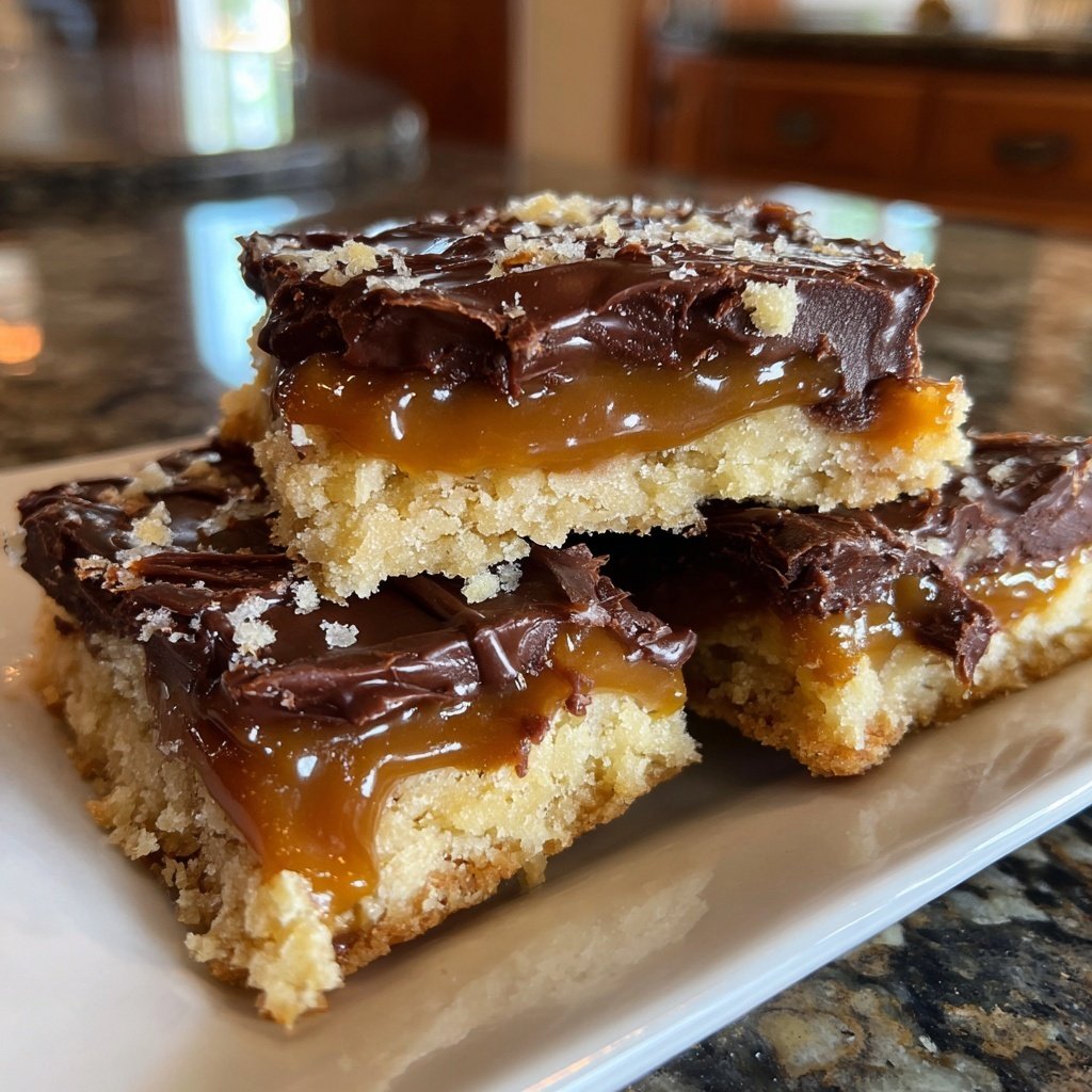 Chocolate Caramel Shortbread