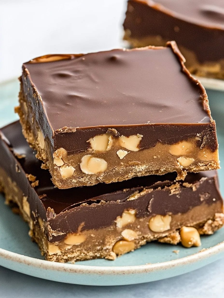 No Bake Peanut Butter Bars