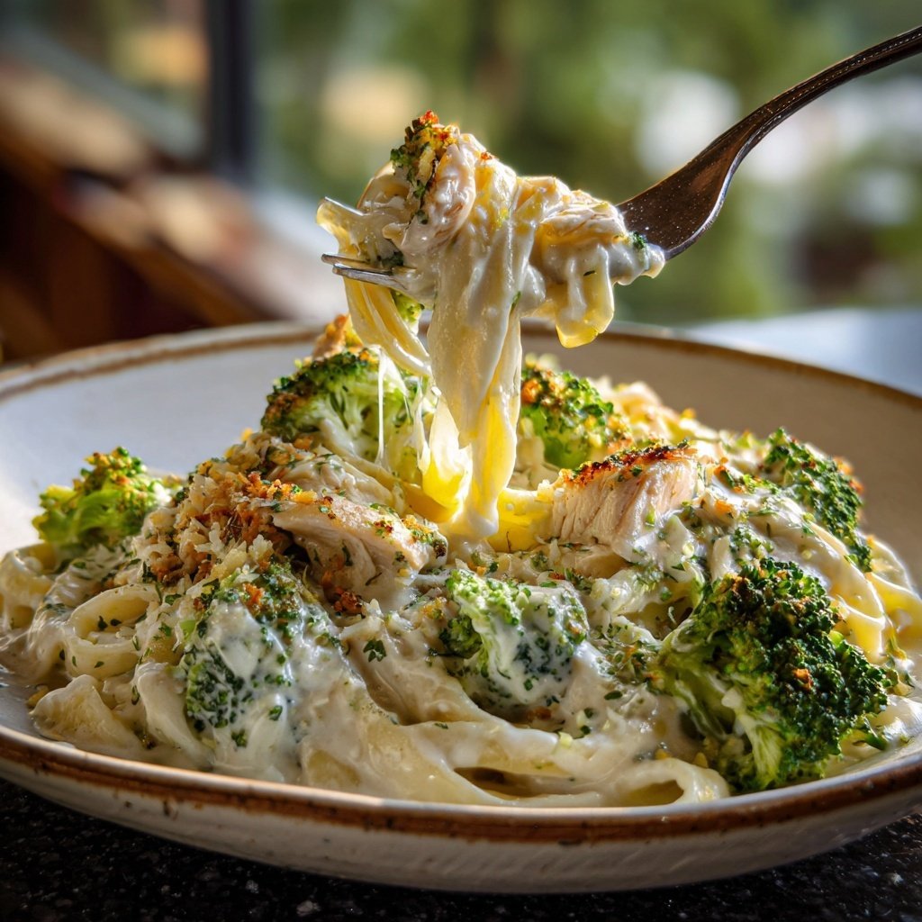 Rotisserie Chicken Broccoli Alfredo