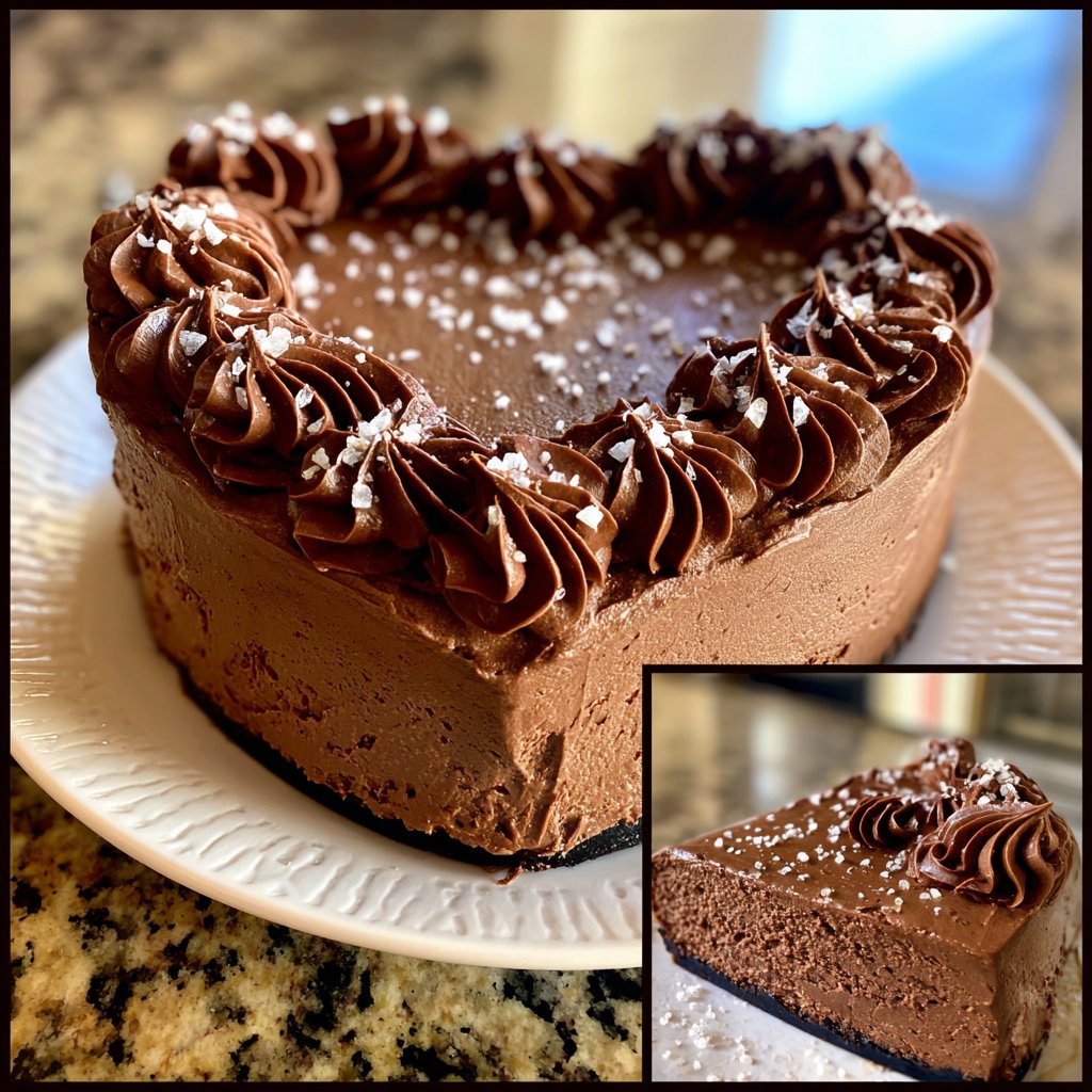 Mini Heart Cake with Chocolate Mousse