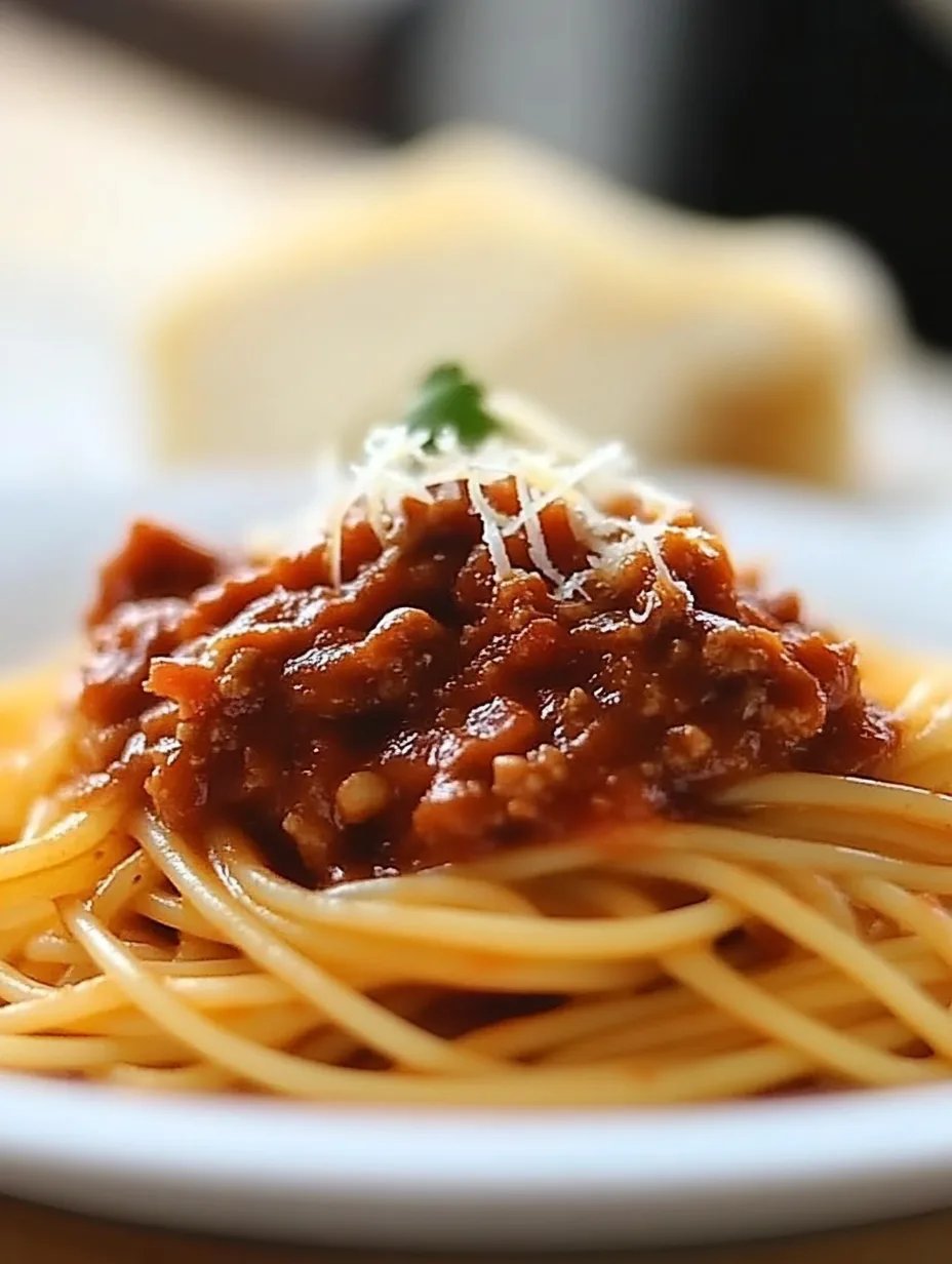 Spaghetti Bolognese Sauce
