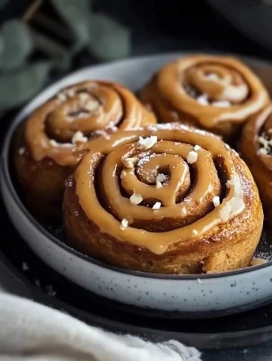 Healthy Banana Bread Cinnamon Rolls