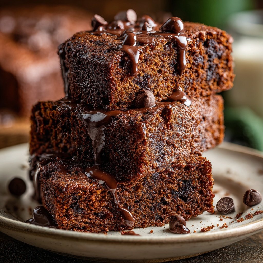 Chocolate Zucchini Snack Cake