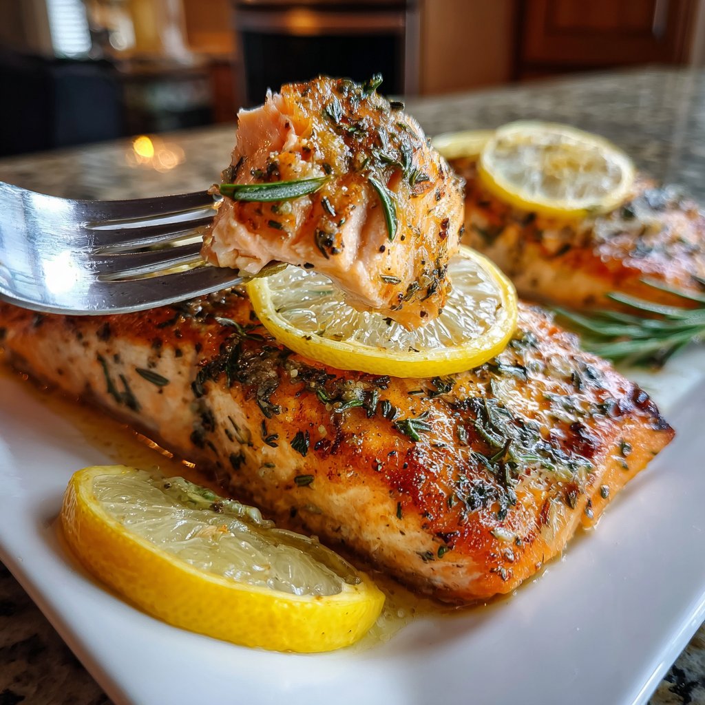 Romantic Herb Roasted Salmon