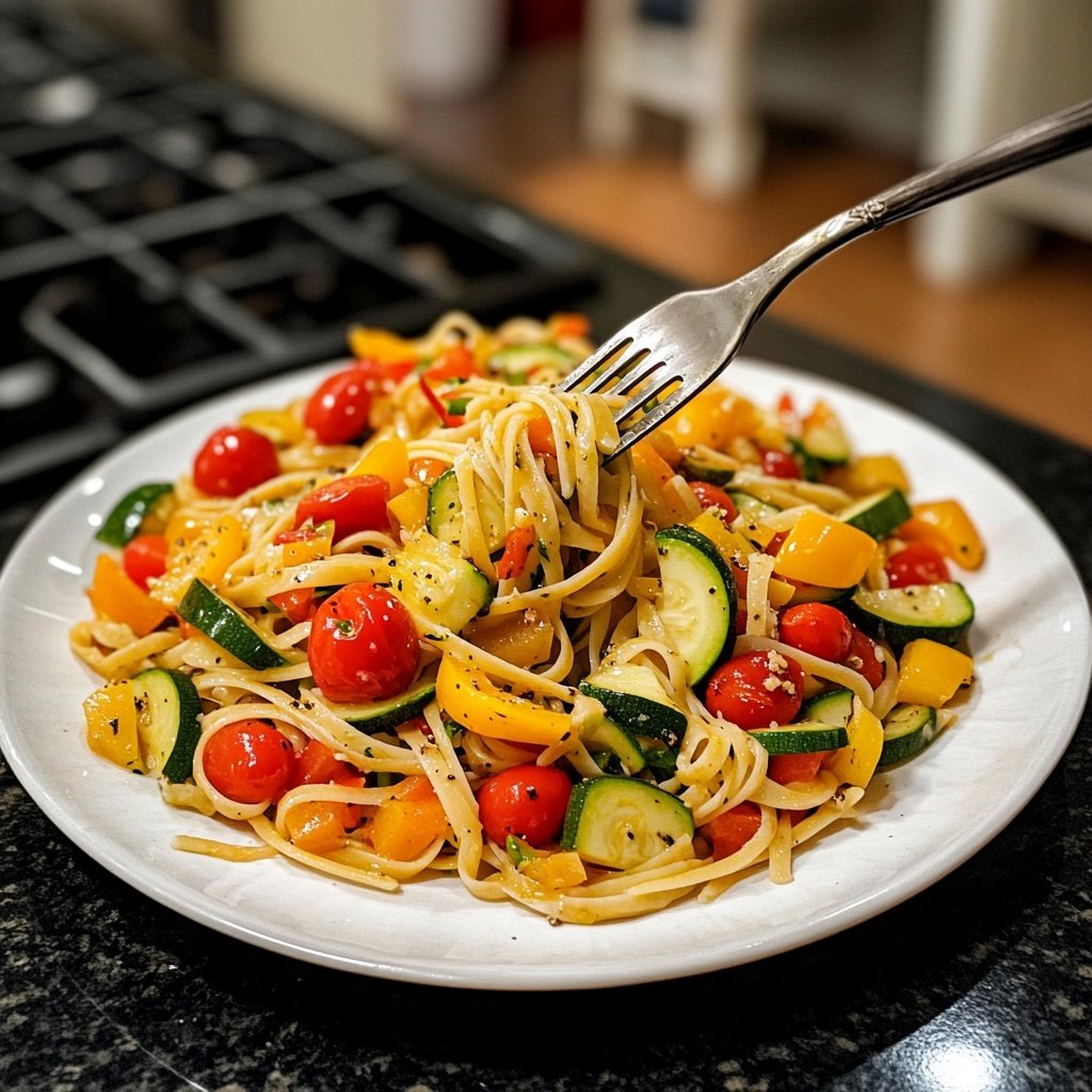 Simple Veggie Pasta Primavera Recipe