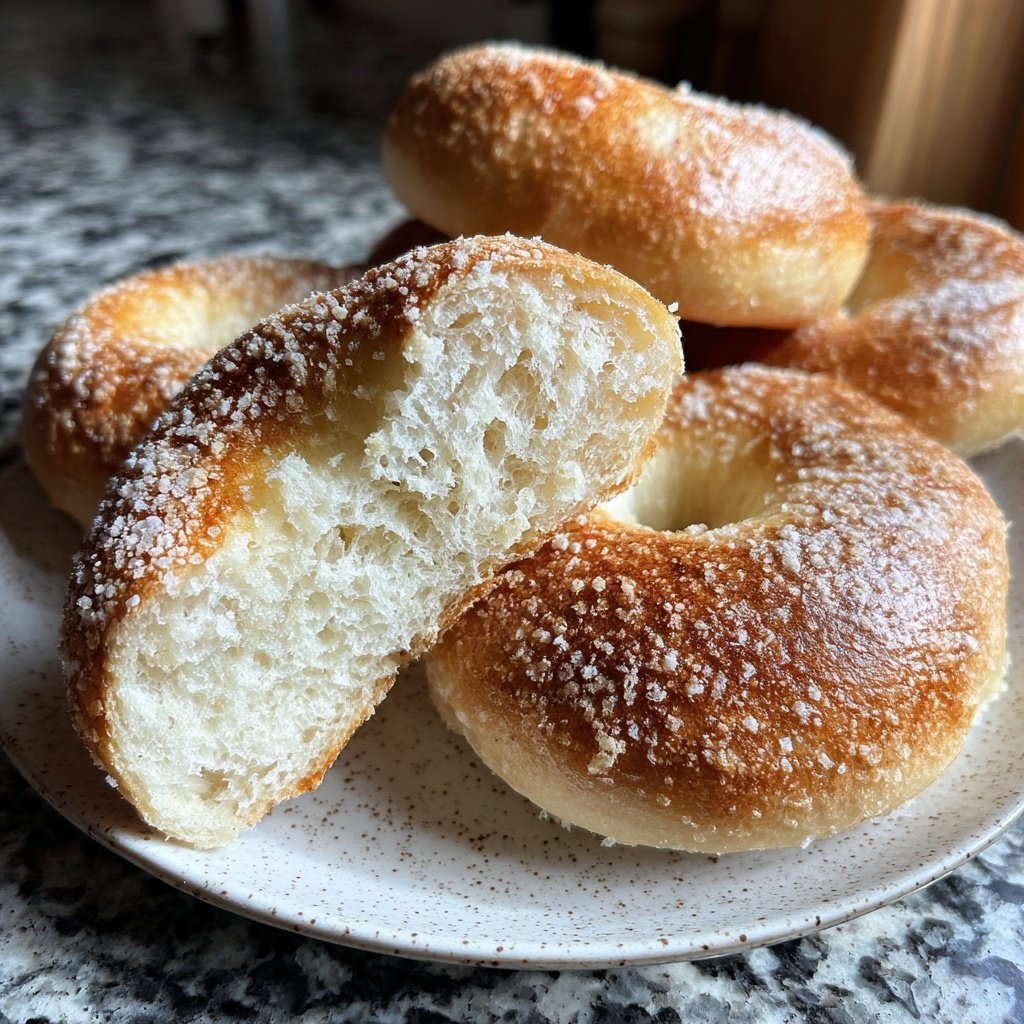 Oven Yogurt Bagels With Flour