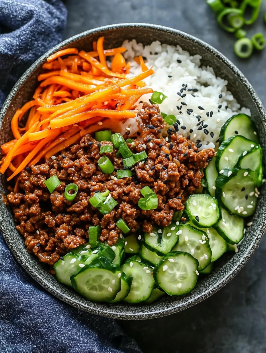 Quick & Easy Korean Ground Beef Bowl – Better Than Takeout!