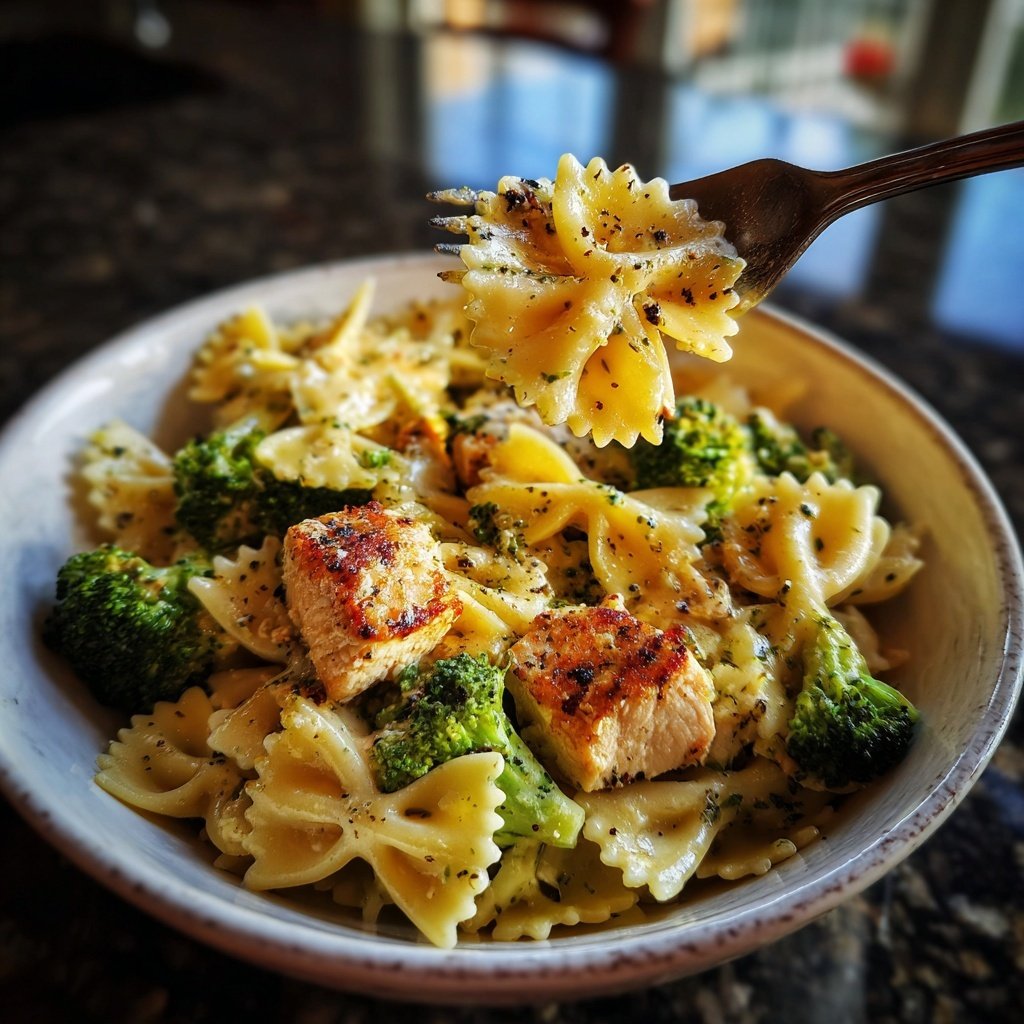 Bow Tie Pasta With Chicken And Broccoli