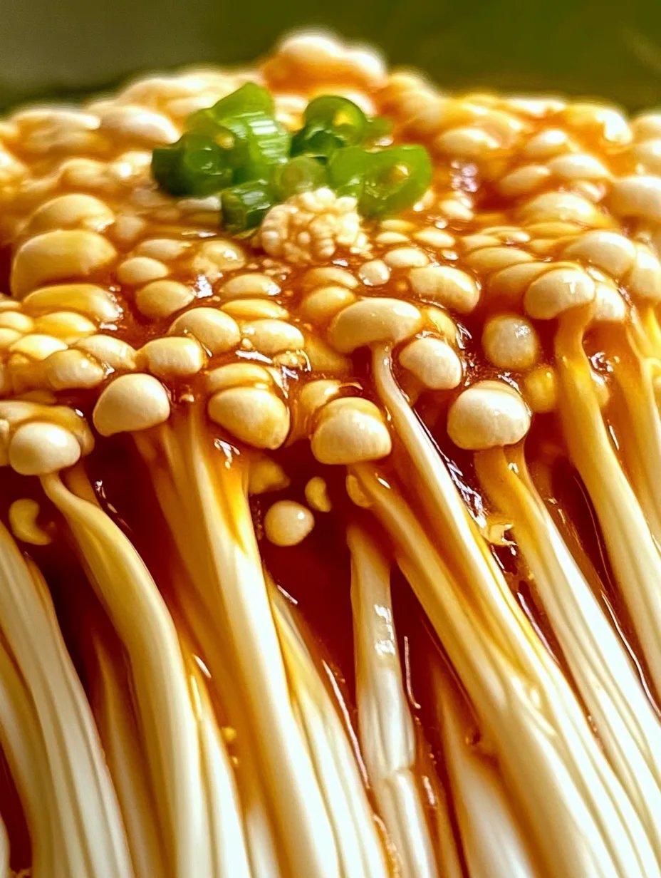 Spicy Enoki Mushrooms