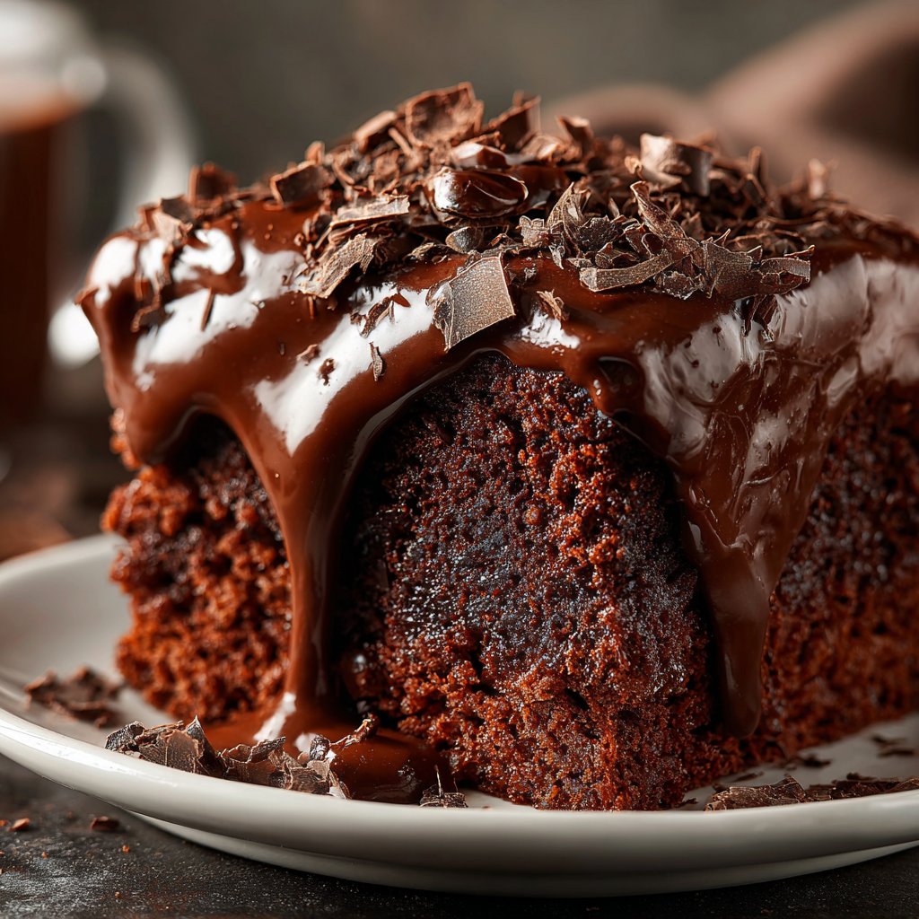 Moist Chocolate Sheet Cake With Chocolate Frosting