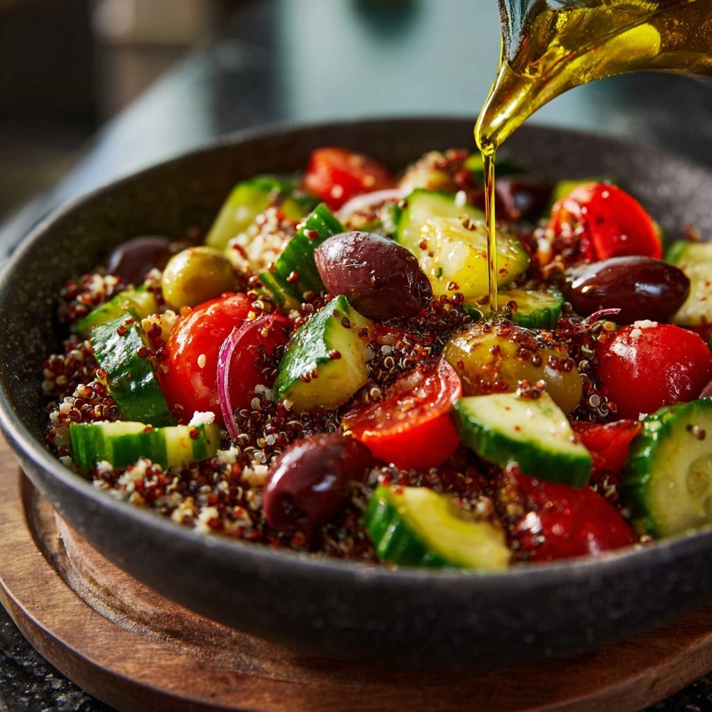 Healthy Dinner Mediterranean Veggie Bowl