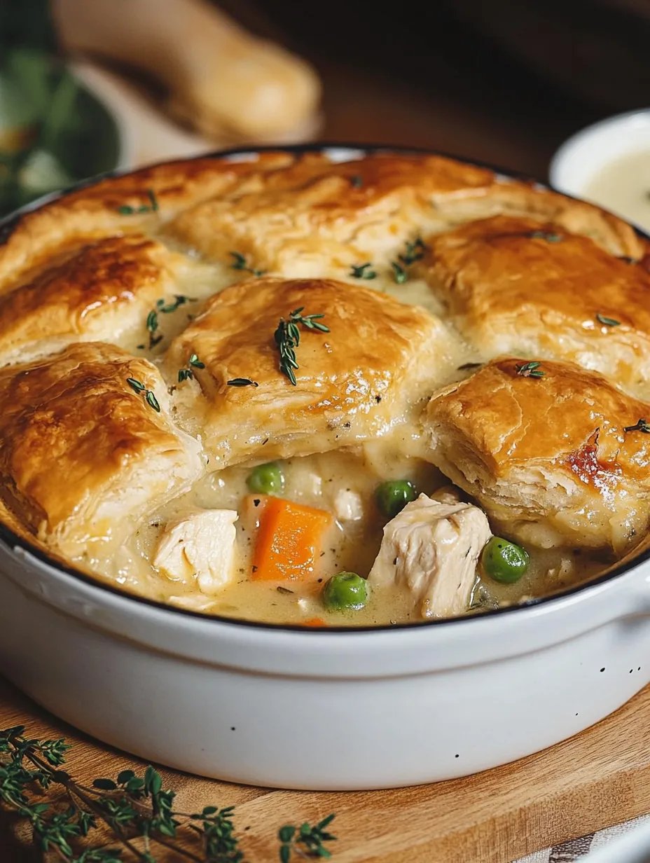 Easy Homemade Chicken Pot Pie Casserole Recipe