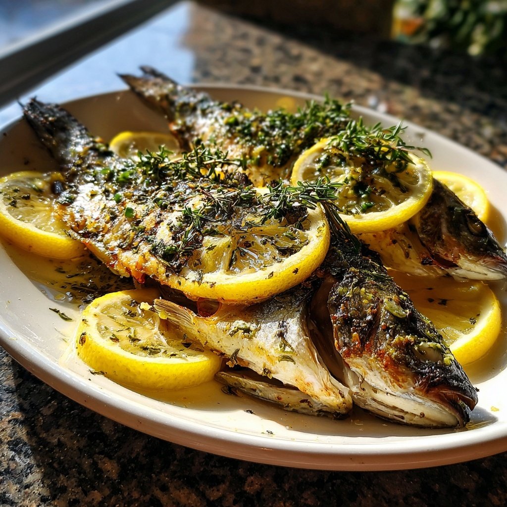 Healthy & Light Lemon Grilled Fish Plate