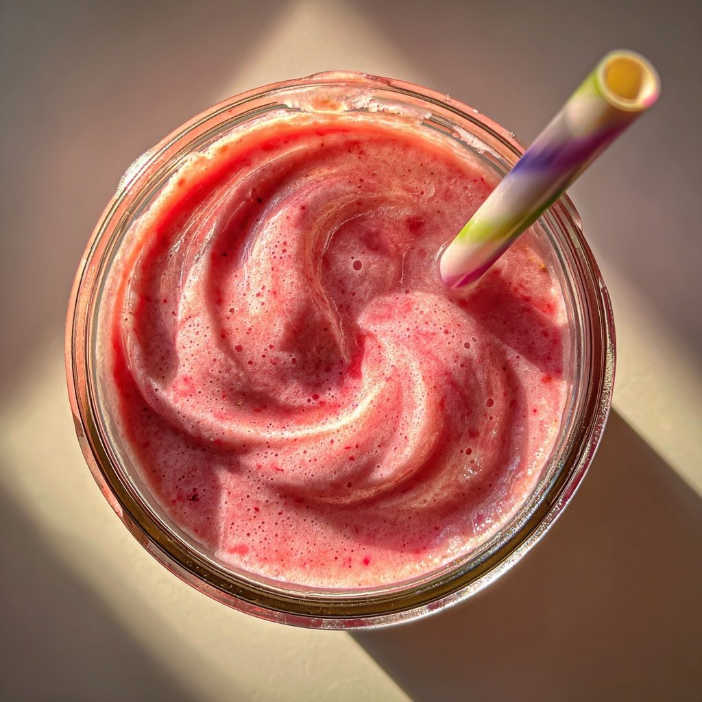 Strawberry Yogurt Breakfast Smoothie