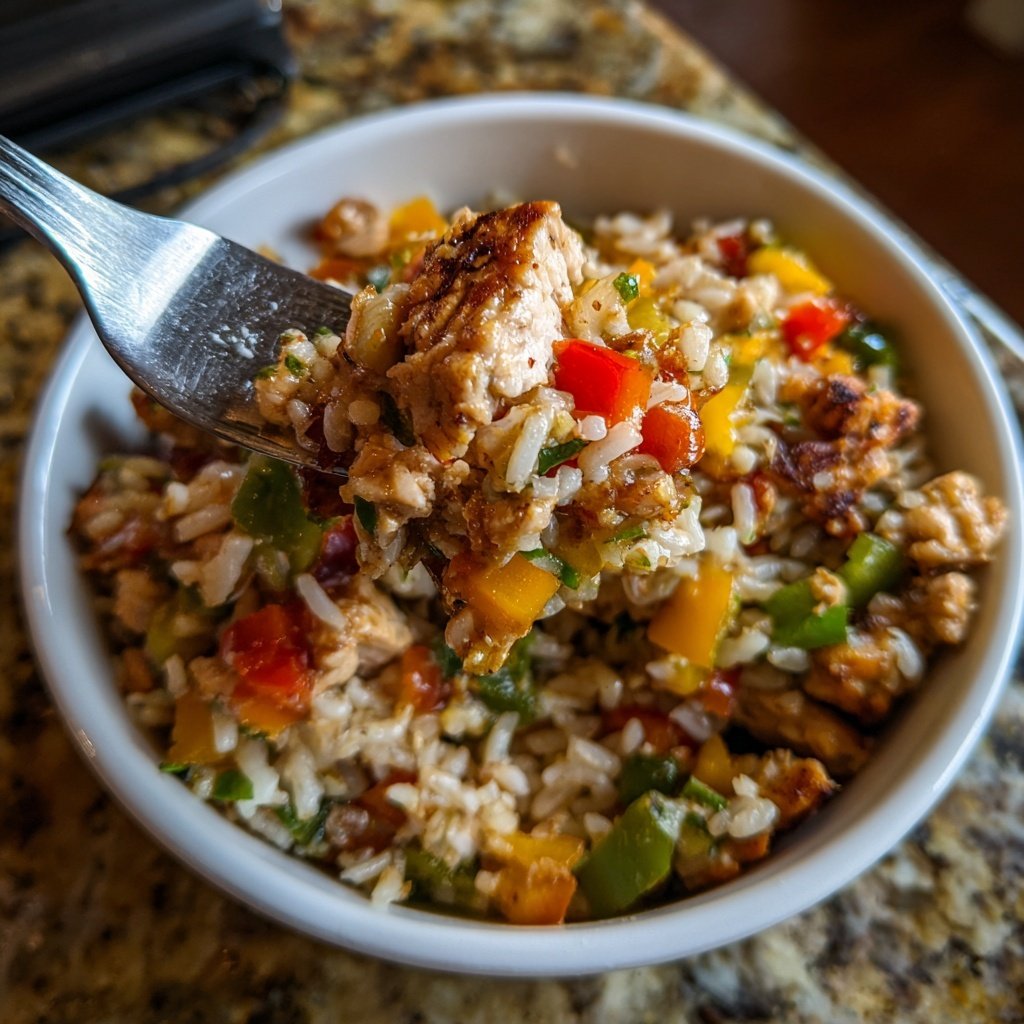 High Protein Turkey Rice Bowl