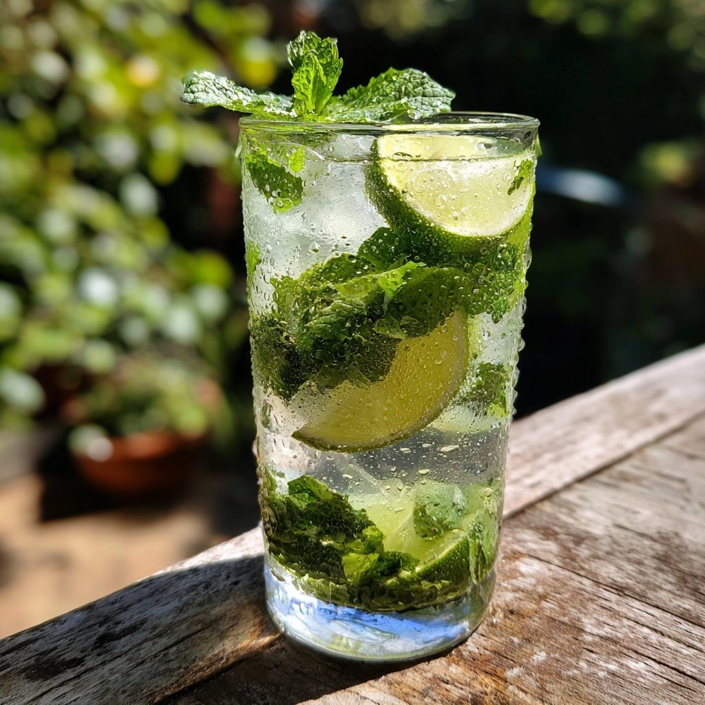 Spring Drinks With Mint And Lime
