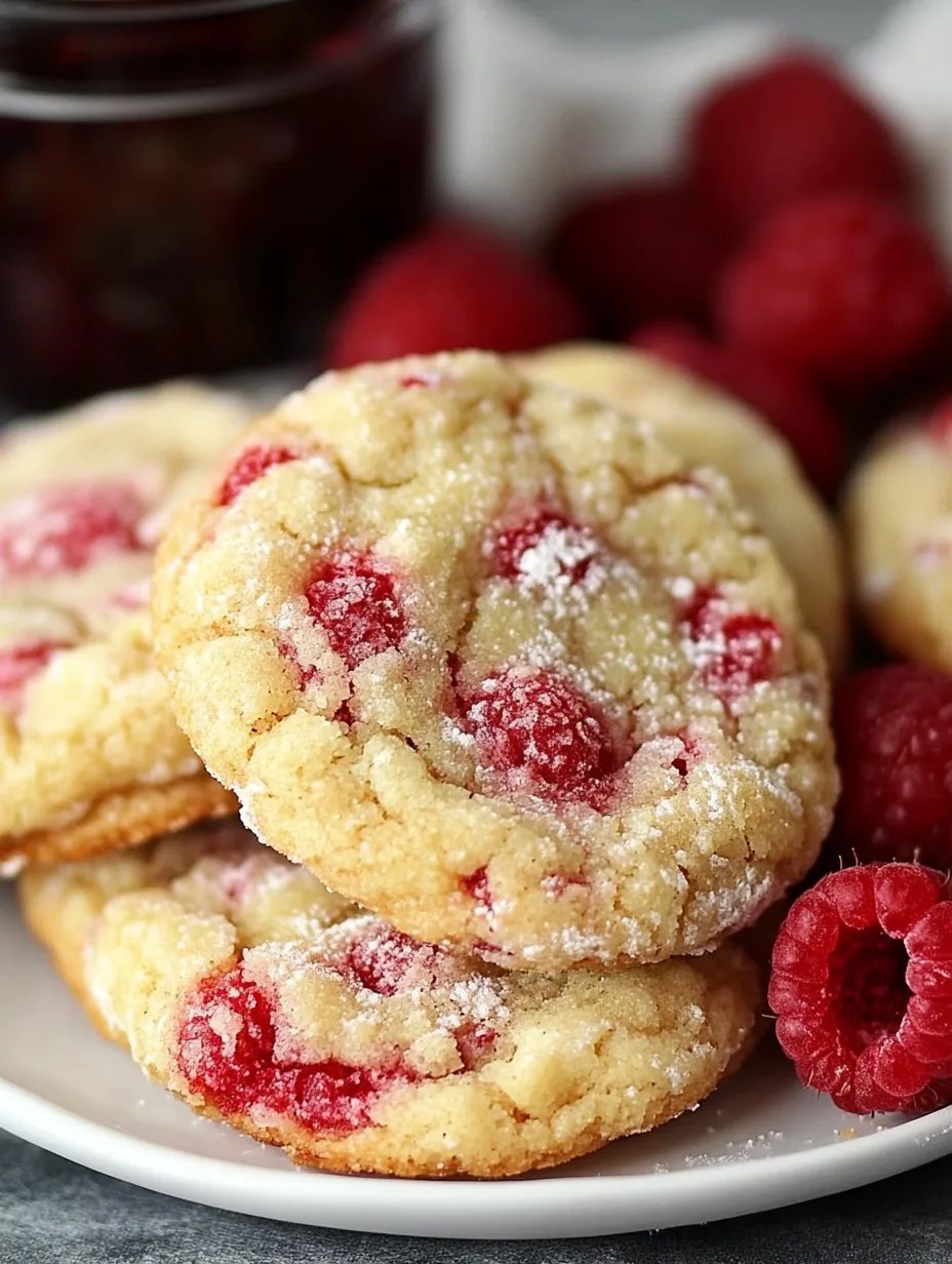 Lemon Raspberry Cookies