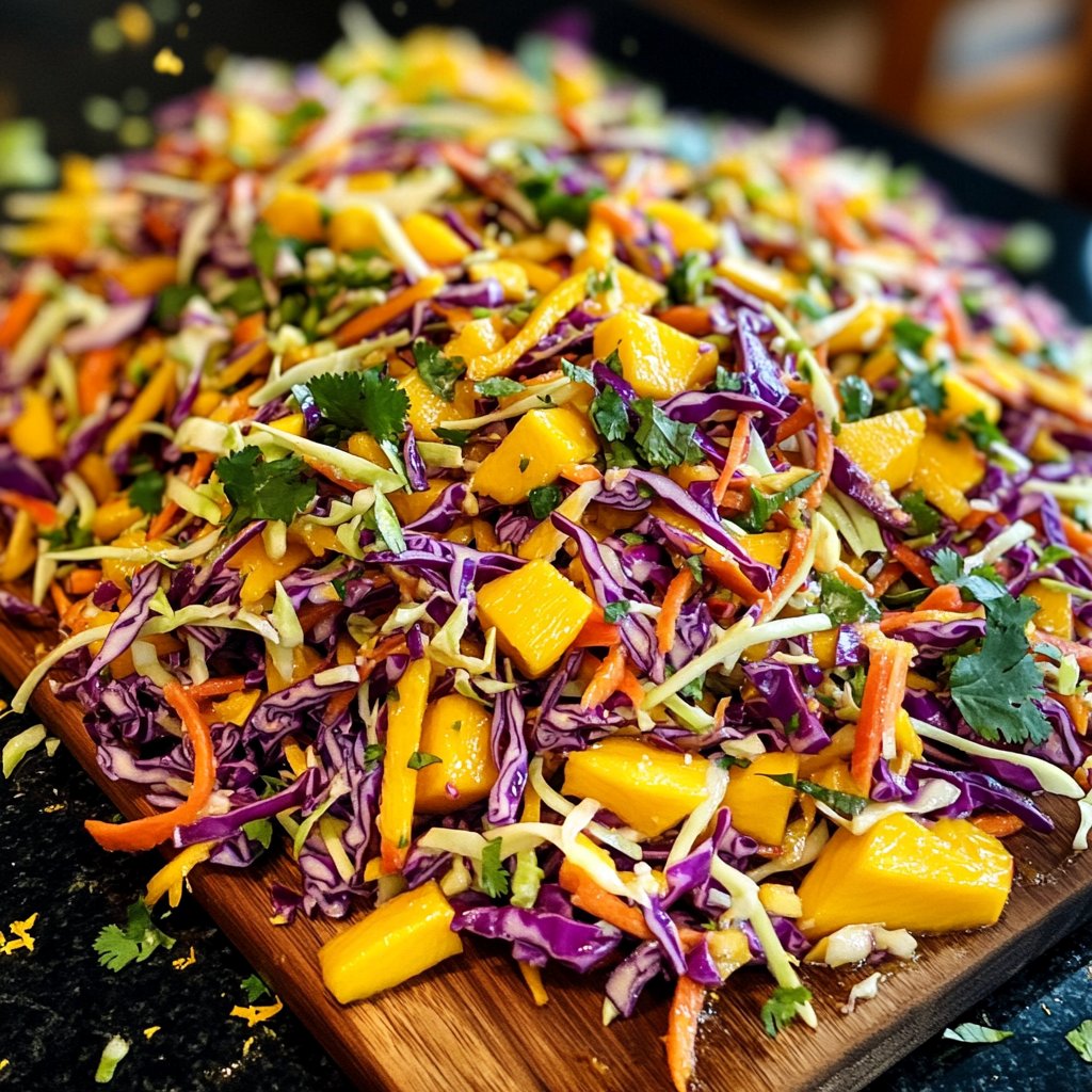 Jamaican Mango Slaw