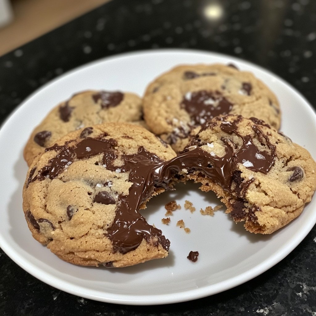 Crispy and Chewy Chocolate Chip Cookies