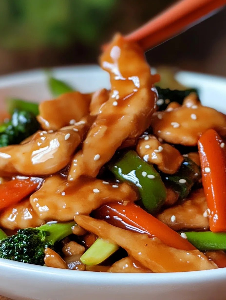 Easy Chicken & Vegetable Stir Fry