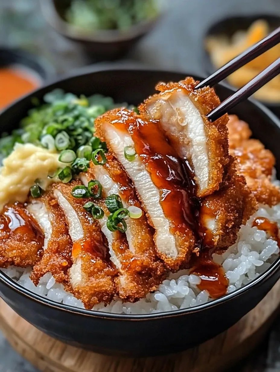 Irresistible Japanese Katsu Bowls with Tonkatsu Sauce